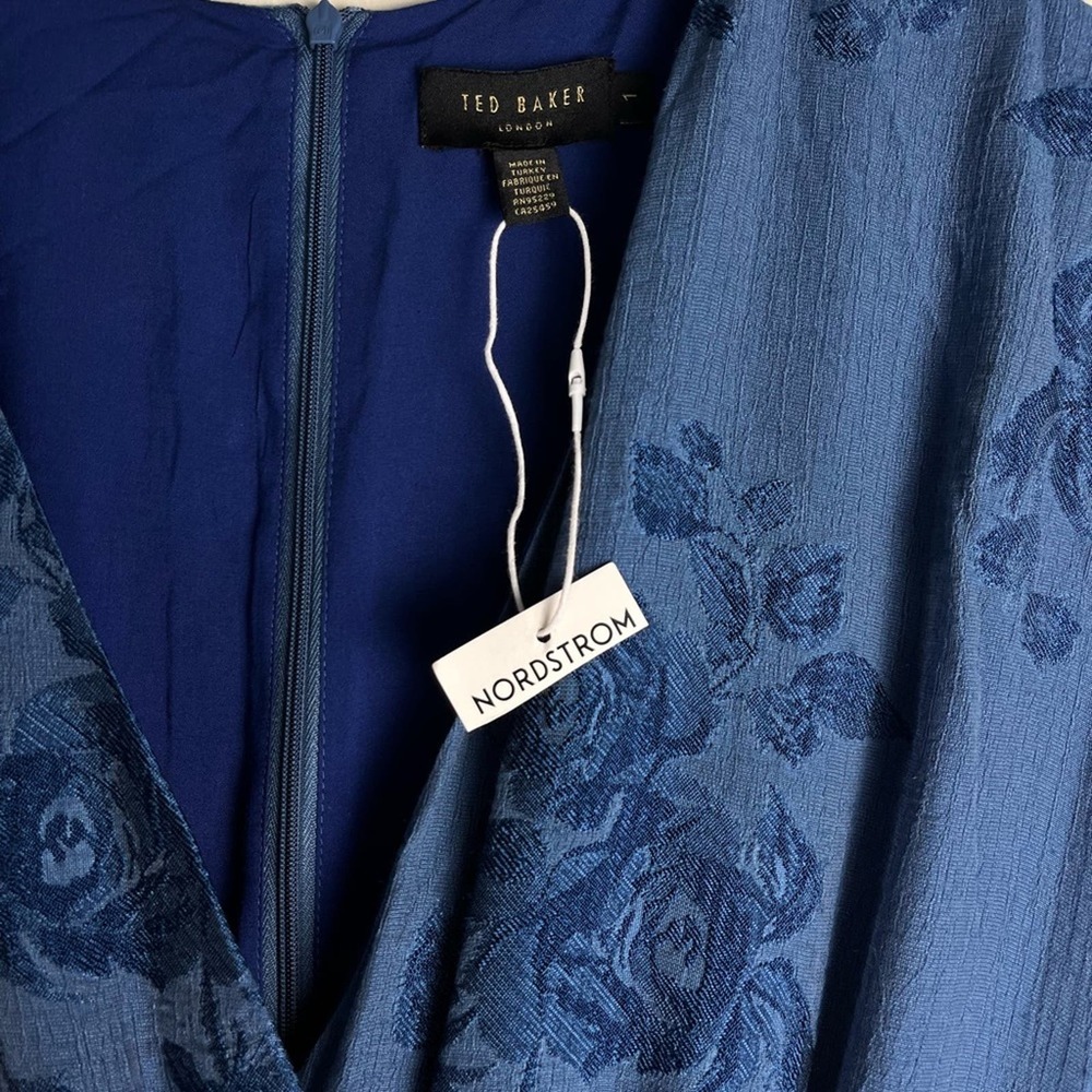 SOLD - NWT Ted Baker London Zilda Puff Sleeve Midi Dress - Picture 8 of 12